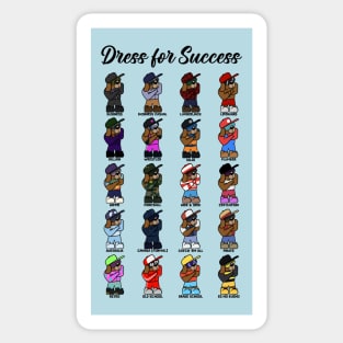 Dress for Success Sticker